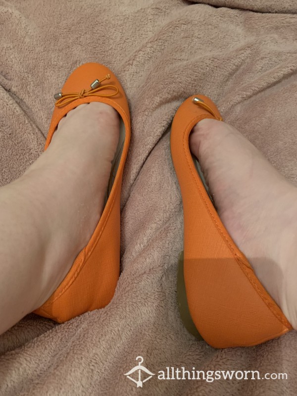 Orange Ballet Pumps 🍊