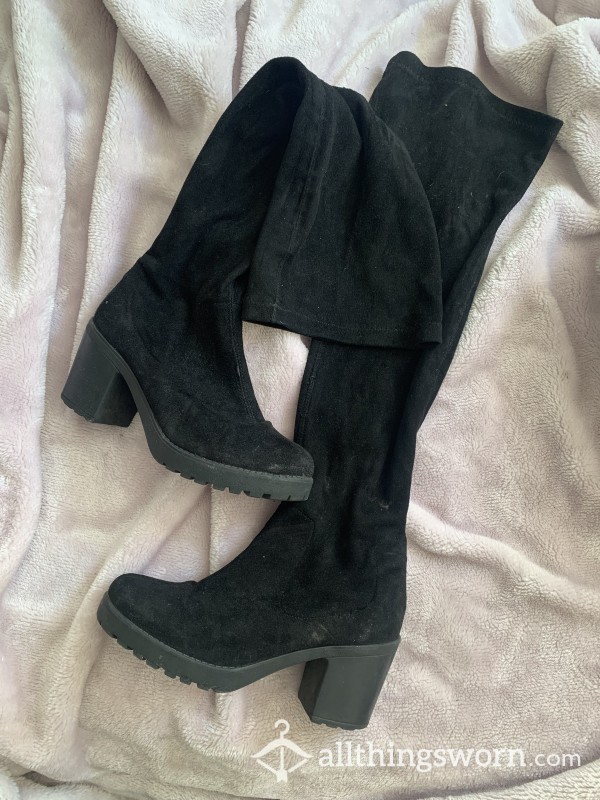 Over The Knee Heel Boot