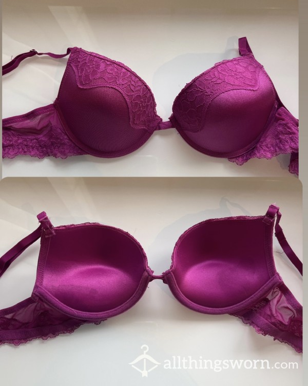 Padded Pink Push Up Bra