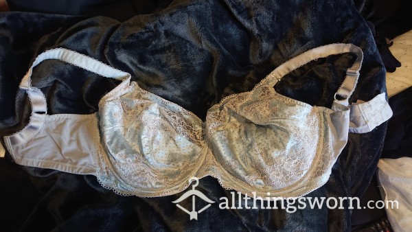 REDUCED PRICE Pale Blue Lace Bra