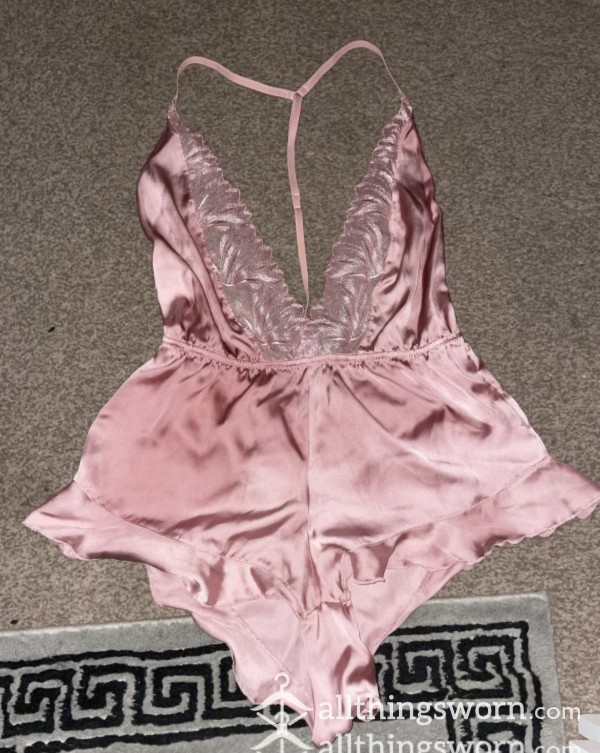 Pale Pink Beautiful Bodysuit