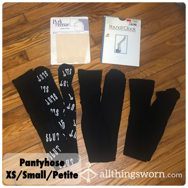 Pantyhose No Wear XSmall/Pet*te Set Of 5 For $15 Includes Shipping