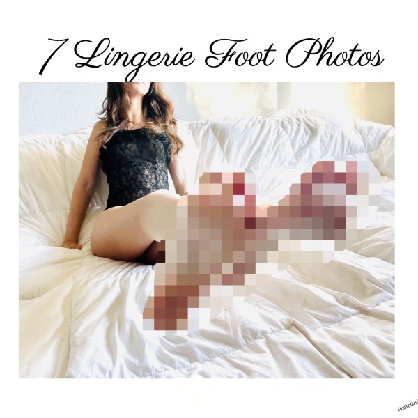 Photoset: 7 Lingerie Foot Photos