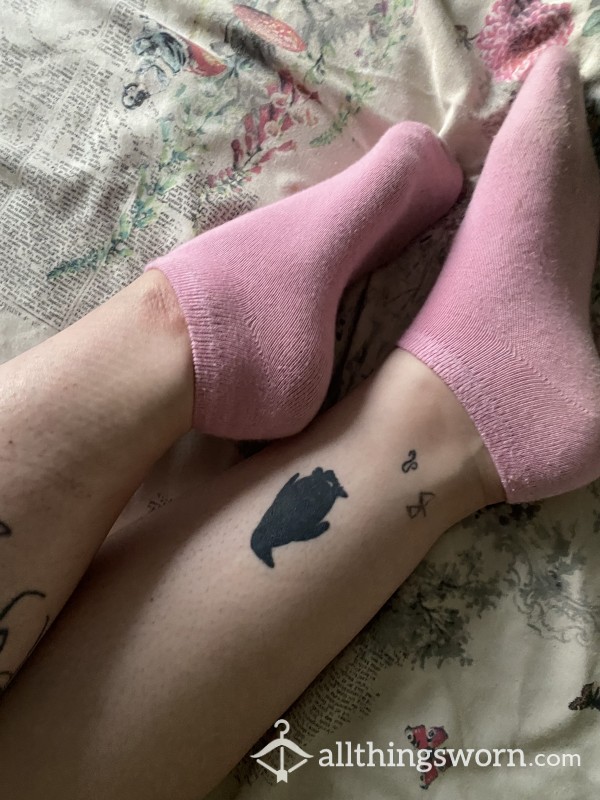 Pink Ankle Socks