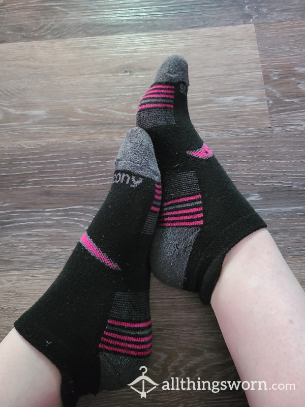 Pink & Black Socks