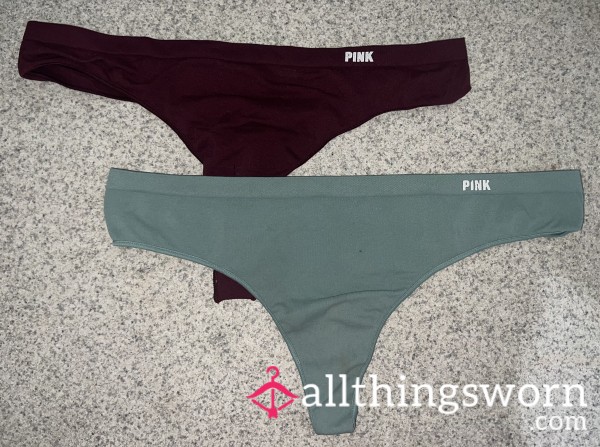 PINK Brand Seamless Thongs