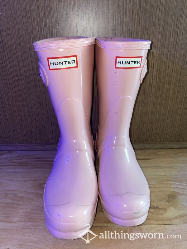 Pink Hunter Boots