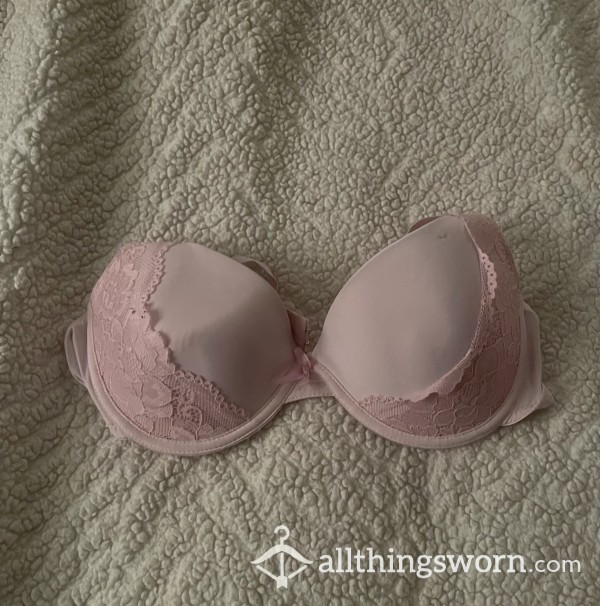 Pink Lace Bra