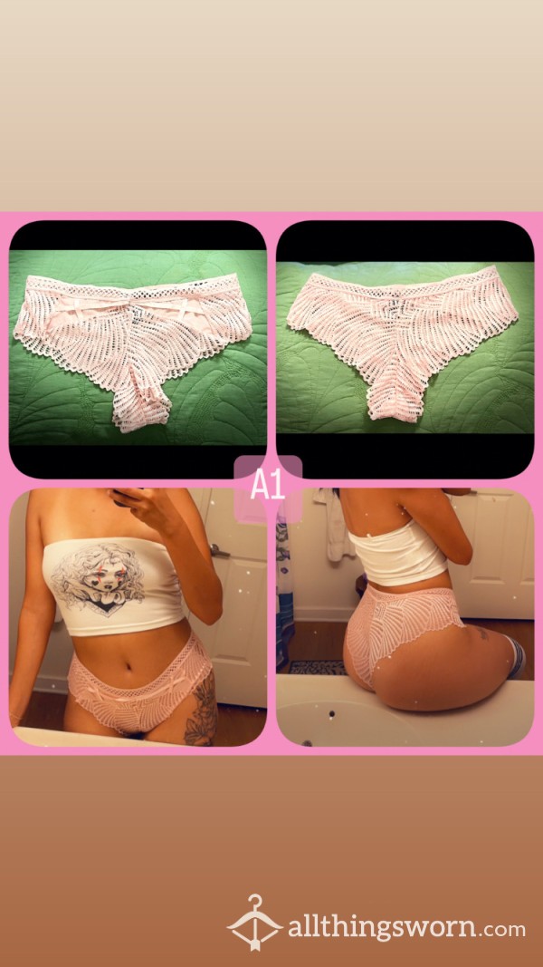 Pink Lace Panties