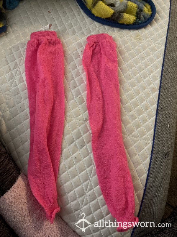 Pink Leg Warmers