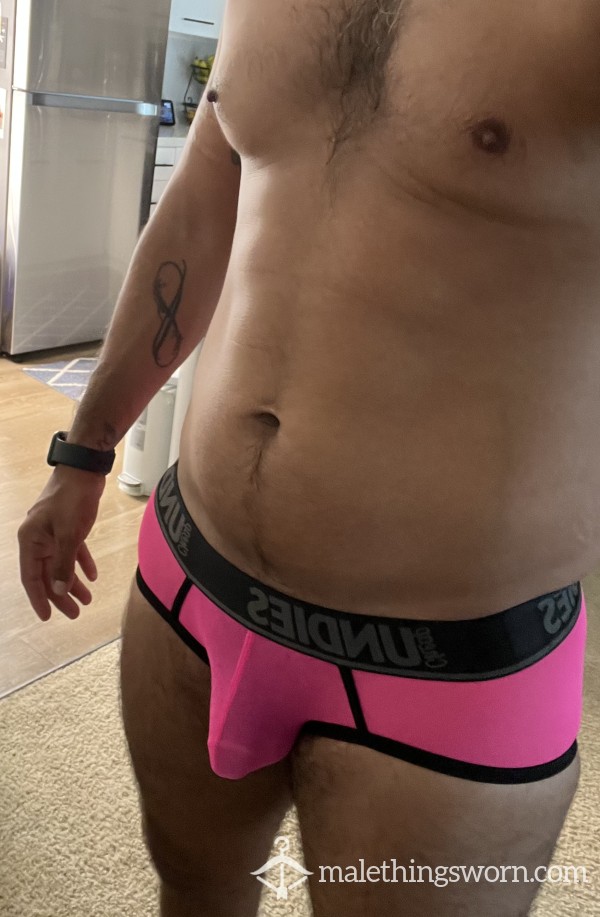 Pink Mesh Briefs