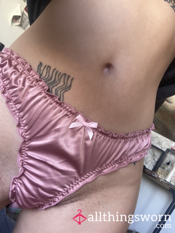 Pink Satin Panties