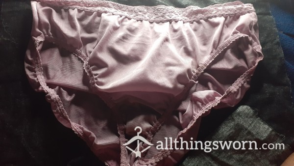 Pink Satin Panties