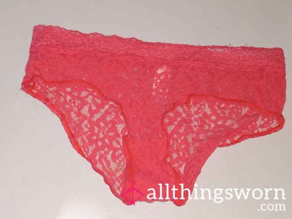 Pink S**y Lace Panties