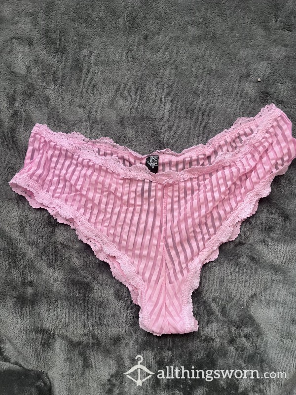 Pink Striped Panties