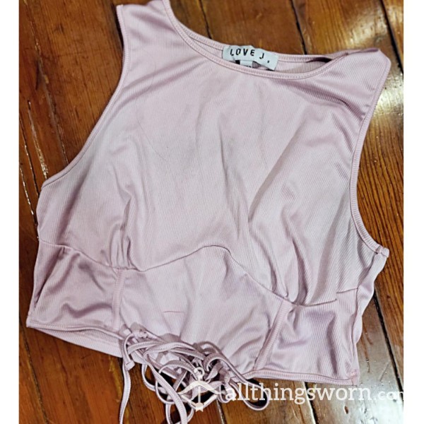 Pink Sweaty Workout Top *3 DAYS WORN* $29