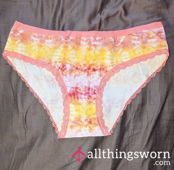 💗Pink Tie Dye Full B*m Panties 💗