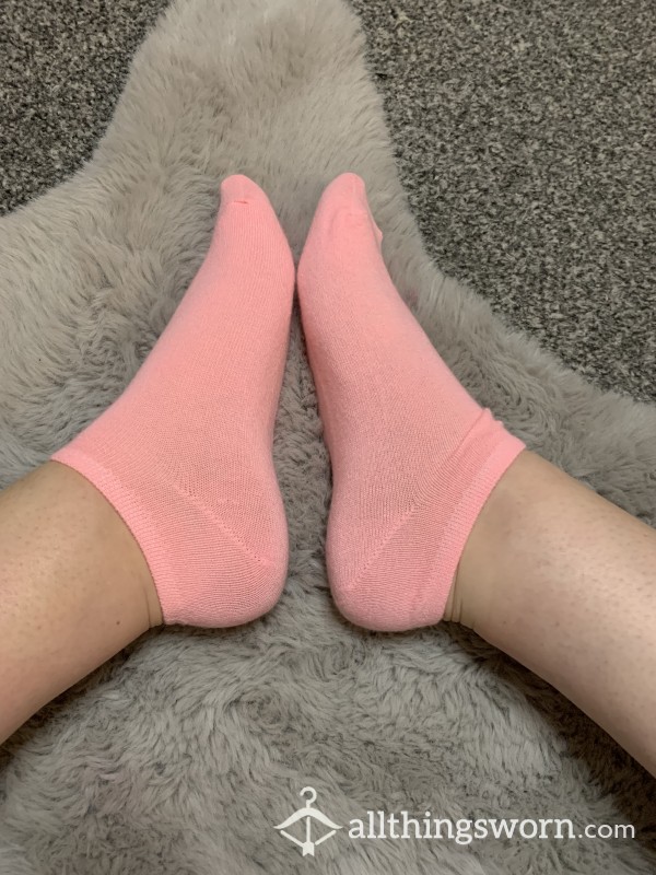 Pink Trainer Socks