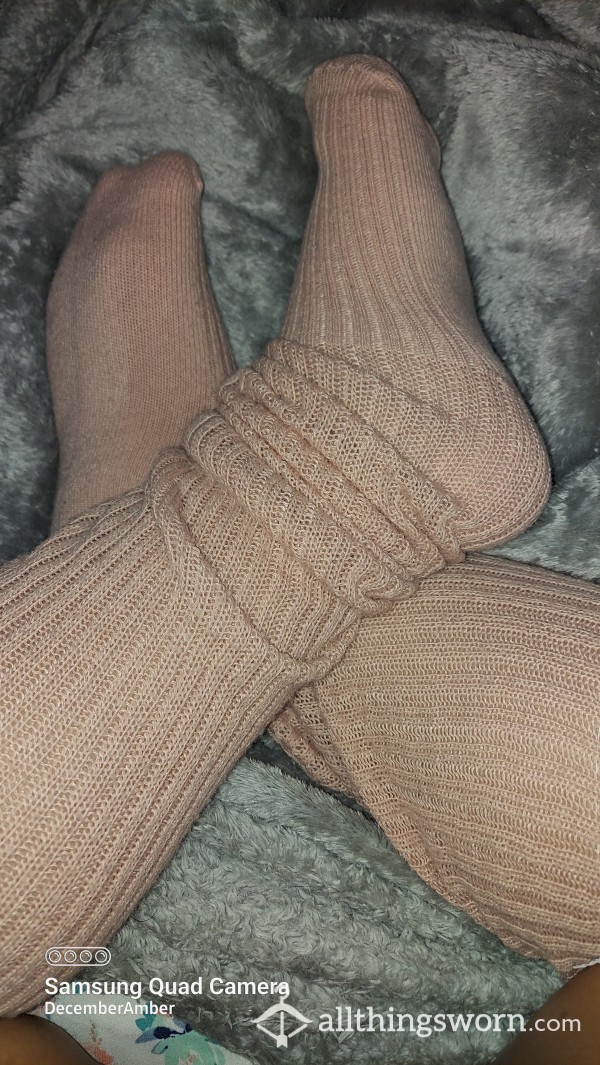 Pink Well-Worn Knee Highs