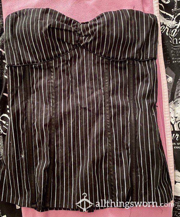 Pinstripe Corset