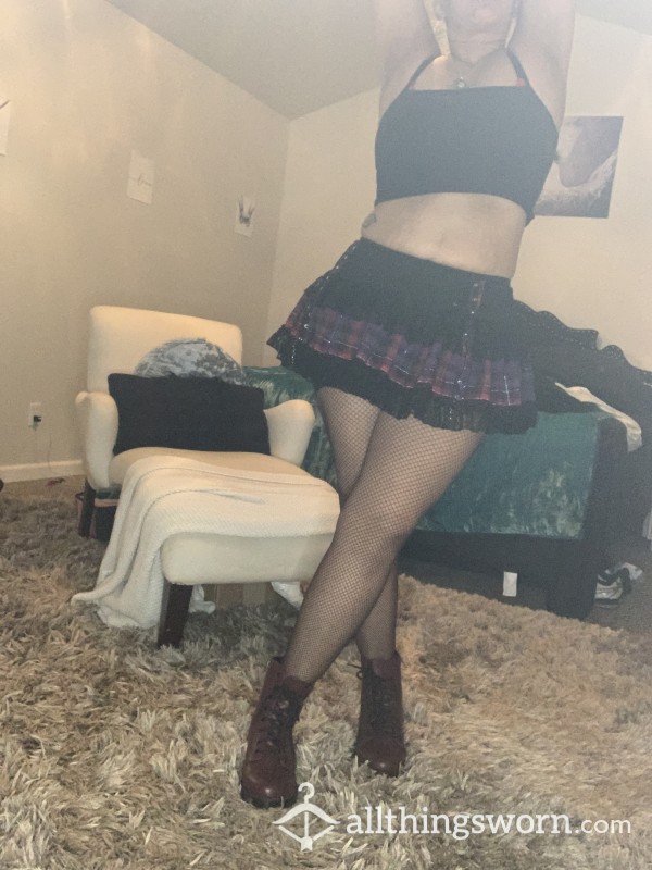 🖤Plaid Skirt