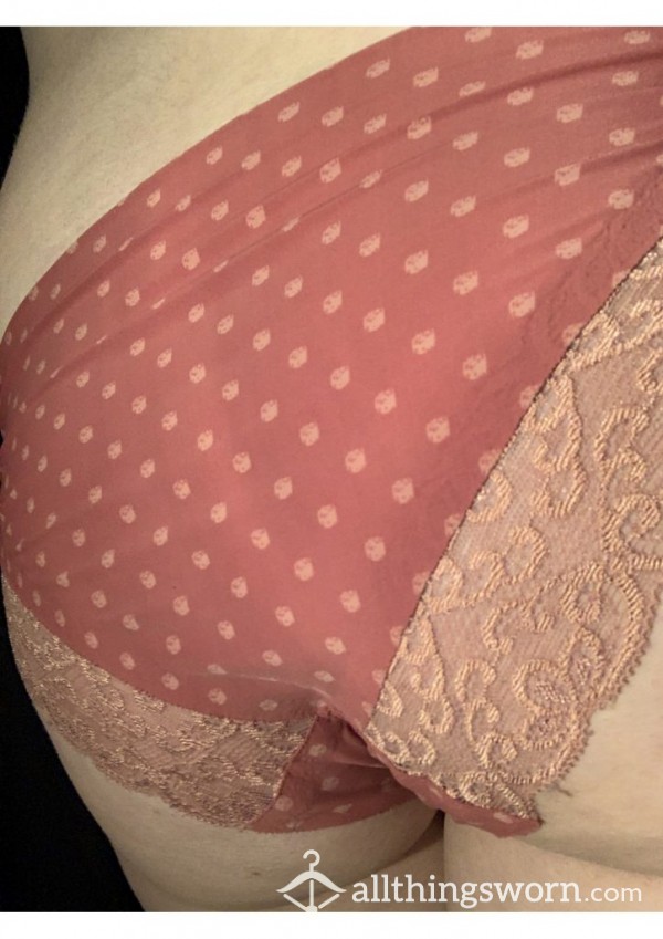 *Sold* Polka Dot Nylon Panties