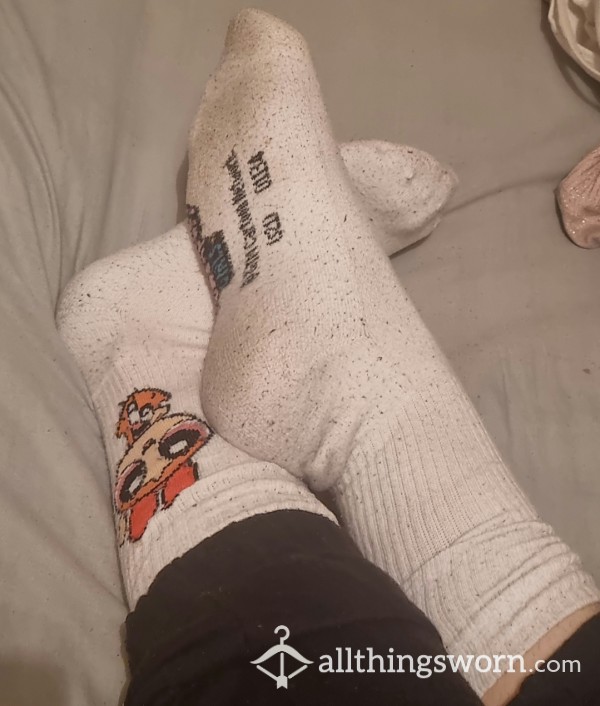 Powerpuff Girl Sports Socks - Worn 6 Days!