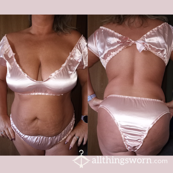 Peaches & Cream Bra And Panty Set