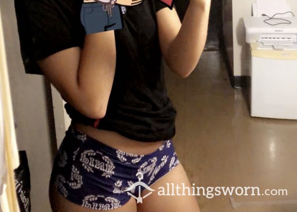 Pretty Puss In Purple Boy Shorts