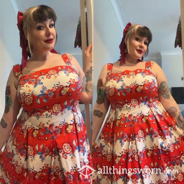 Pretty Sissy Pinup Tea Dress Size 18