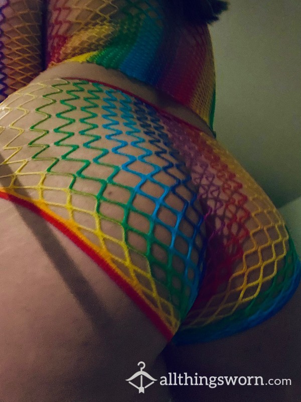 Pride Fishnet Pants