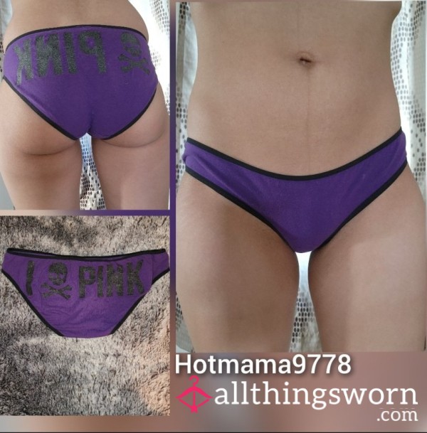 Purple And Black Vs Extra Low Rise Bikini