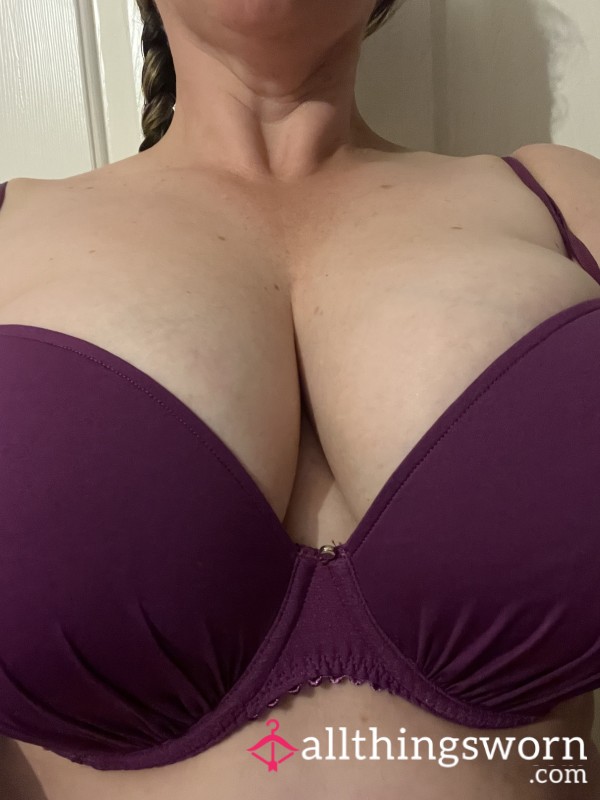 Purple Bra 34 F