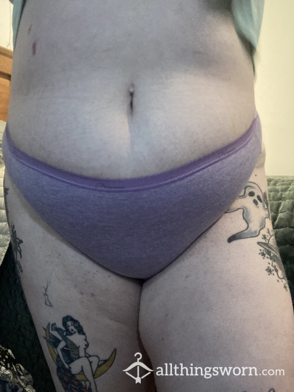 Purple Cotton Panties