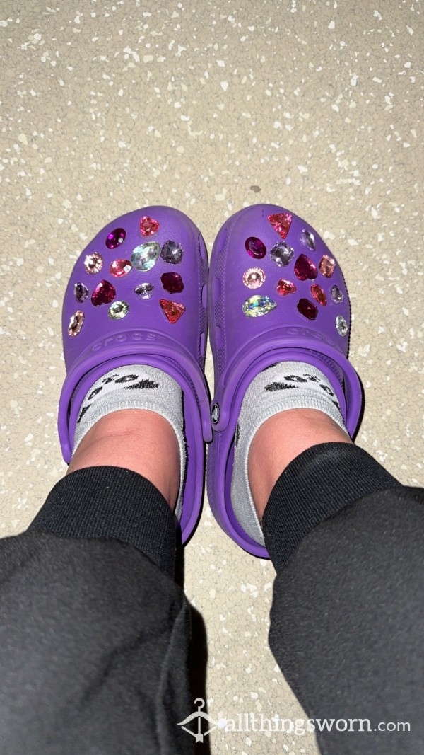 Purple Crocs I Use For Work