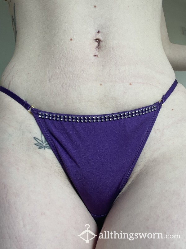 Purple Diamond G-String