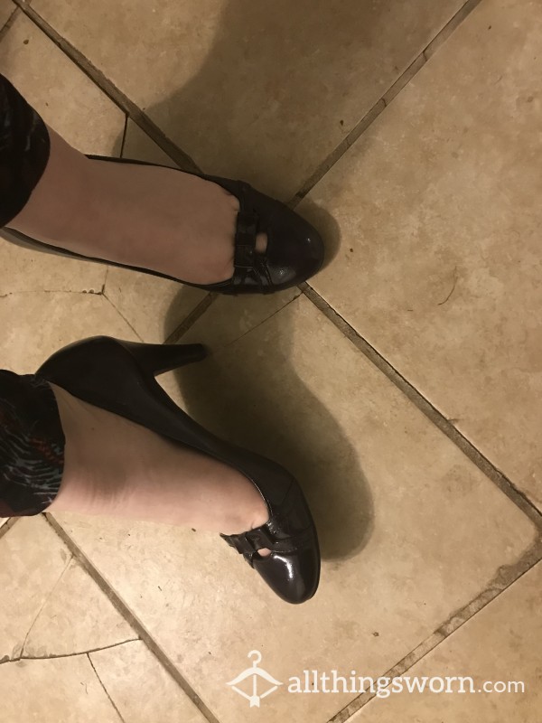 Purple Heels Worn To Best Friends Wedding!