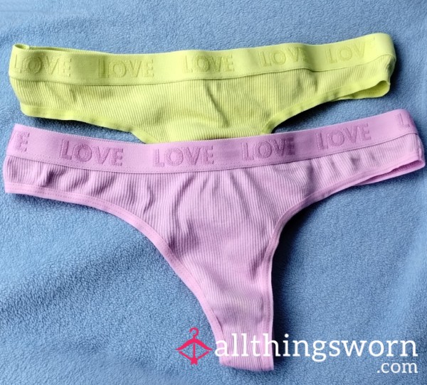 Purple Or Lime Thongs