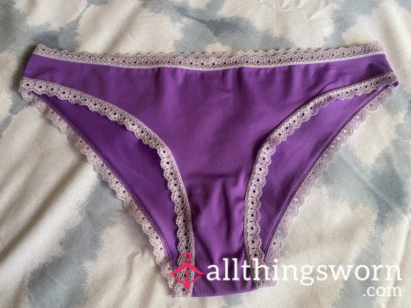 Purple Panties With Lace