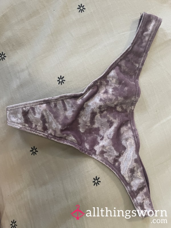 Purple Velvet VS Thong