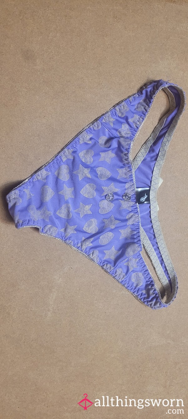 Purple "vintage" Thong