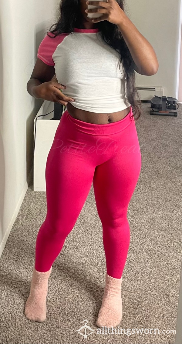 Pu**y Pink Gym Leggings