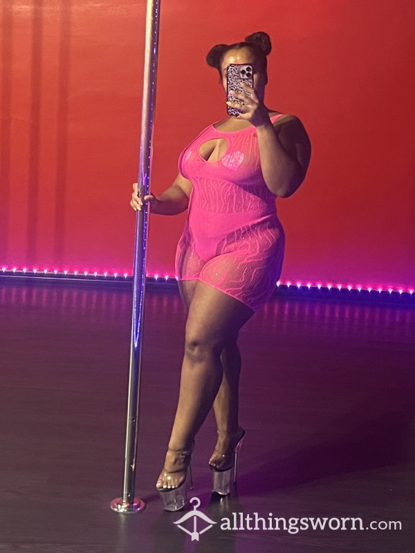 Pu**y Pink Studded Stripper Fit