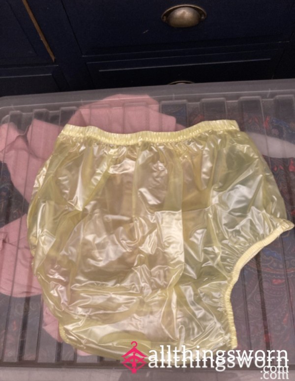 PVC Plastic Panties Size Large