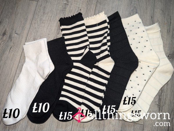 Quarter And Full Length Crew Socks