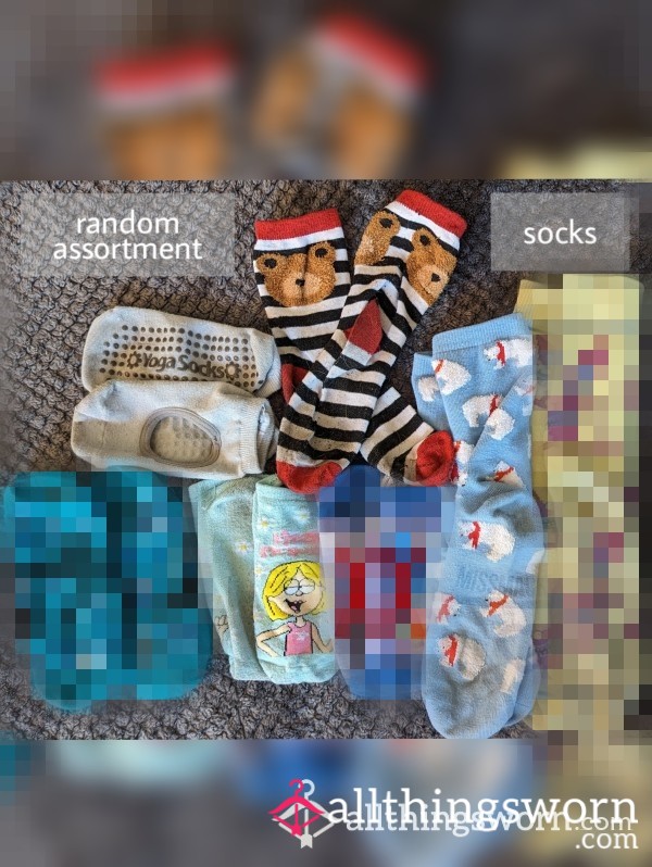 Random A**ortment Of Socks Available