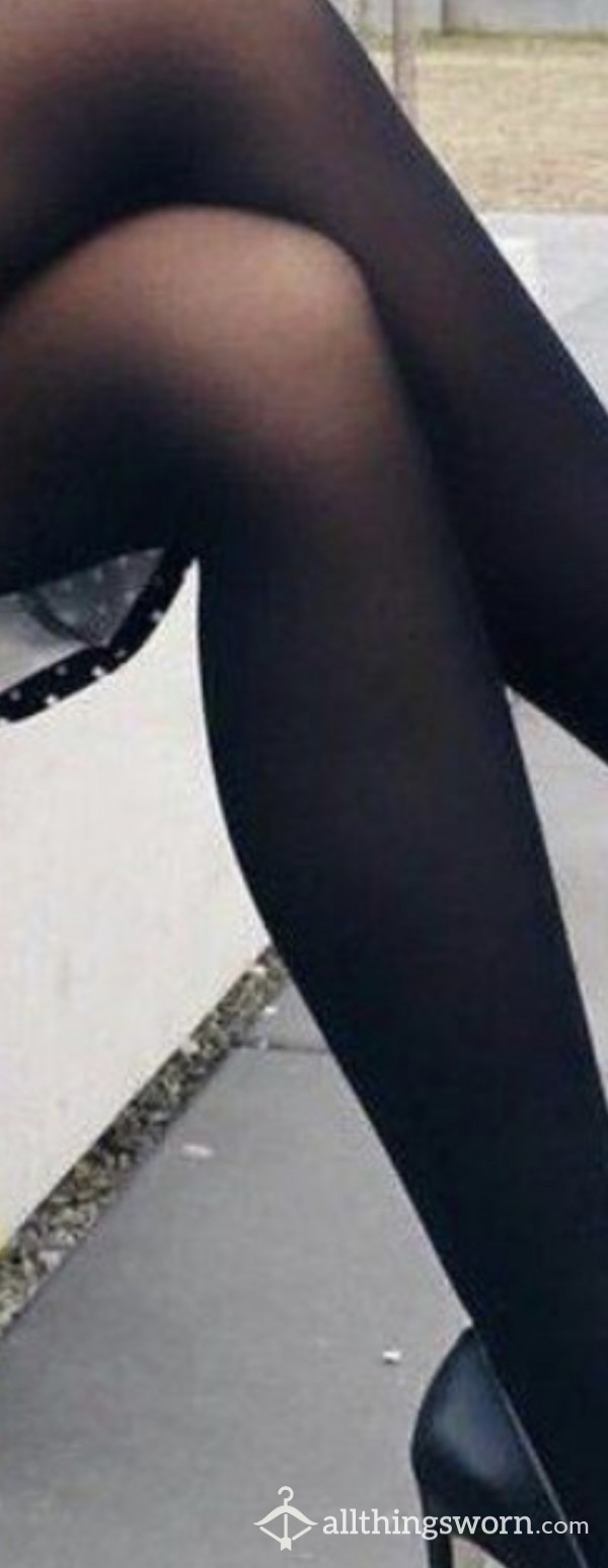 Ready To Ship Black Pantyhose