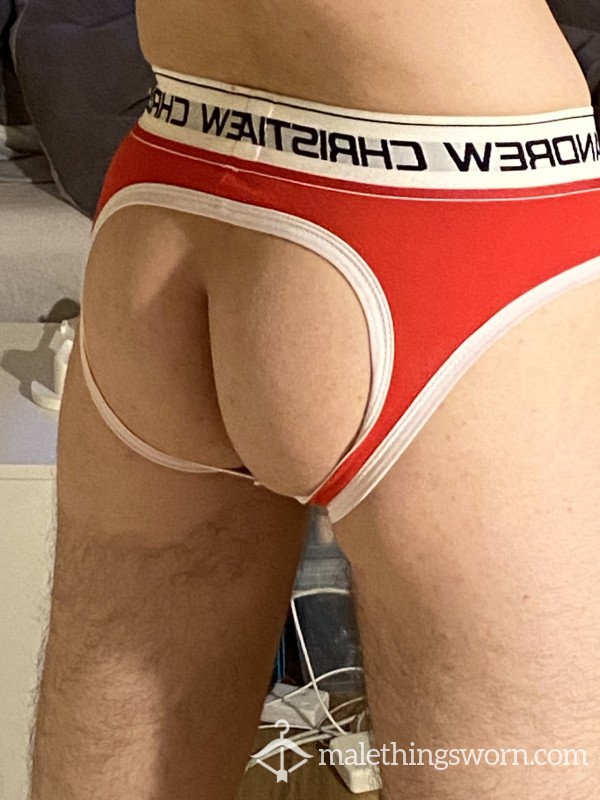 Red Andrew Christian Jockstrap