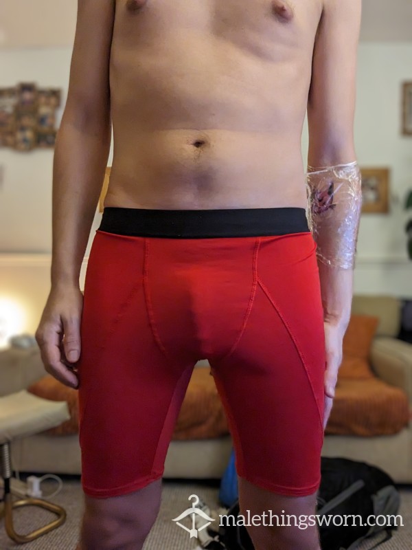 Small Red Base Layer Shorts