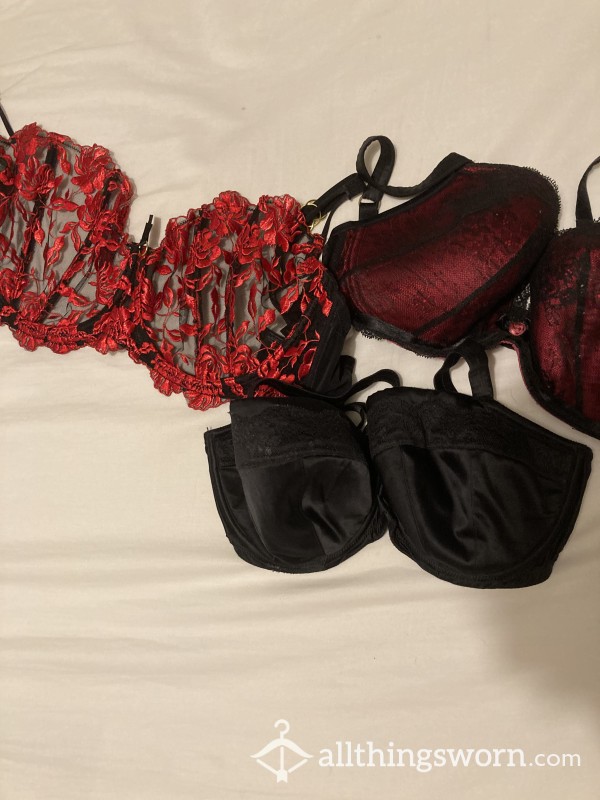 Red & Black Trio - Pick A Bra!